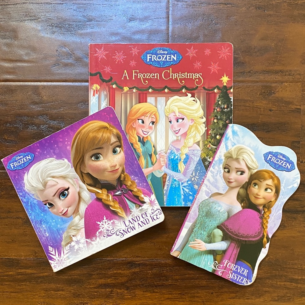 Disney Frozen Story Book Set - Pink, Red & Purple Covers